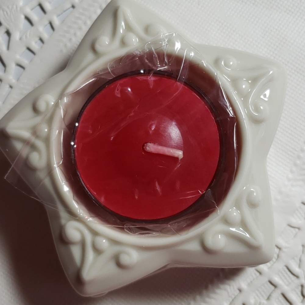 6/$20.   Lenox Star Tea Lite